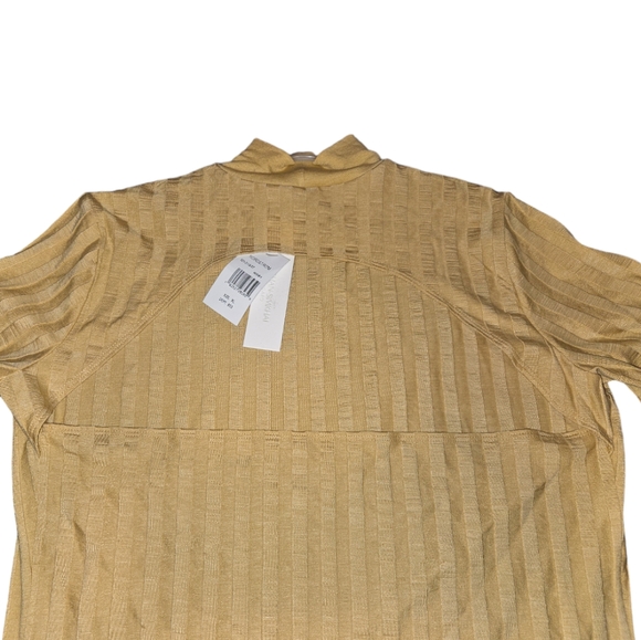 Jonathan Simkhai Janelle Mock Turtleneck, Open Back, Honey, Long Sleeve, Sz XL - Picture 10 of 12